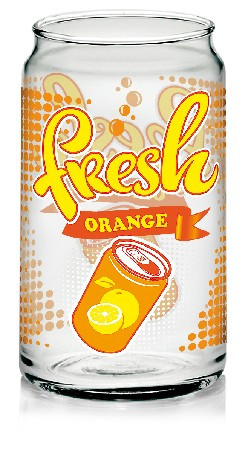 ÜVEGPOHÁR "ORANGE" 450 ML