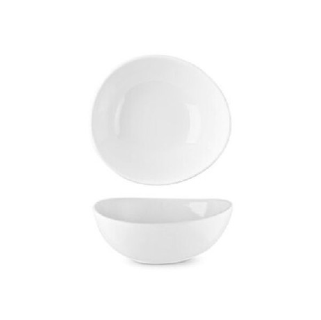  SALÁTÁSTÁL KEREK PORCELÁN ALPHA 21CM