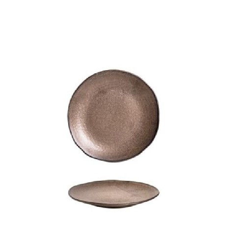  BRONZ COUVERT TÁNYÉR ORGANIC GORDION 17CM