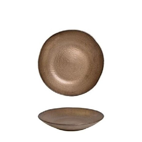  BRONZ MÉLYTÁNYÉR ORGANIC GORDION 21CM