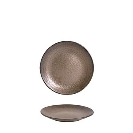  BRONZ COUVERT TÁNYÉR KEREK GORDION 17CM