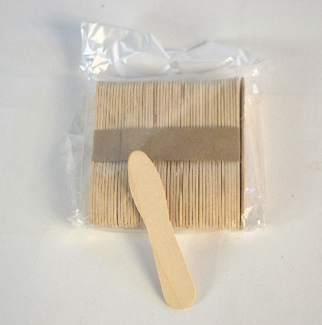 SPATULA FA BABAPISKÓTA FORMA 7,5*1 CM, 50DB/CSOMAG BLISZTERES