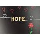 FA FELIRAT "HOPE" - 3,5 CM MAGAS