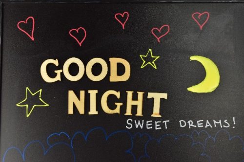 FA FELIRAT "GOOD NIGHT" - 3,5 CM MAGAS