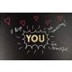 FA FELIRAT "YOU" - 3,5 CM MAGAS