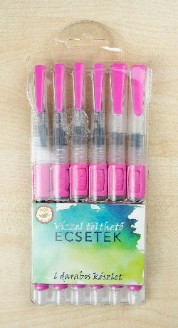 ECSET, VÍZZEL TÖLTHETŐ, 6R, KÜLÖNBÖZŐ FEJEKKEL