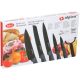 KÉS SZETT 6DB-OS 32/23/19,5/13CM + HÁMOZÓ NON-STICK ALPINA