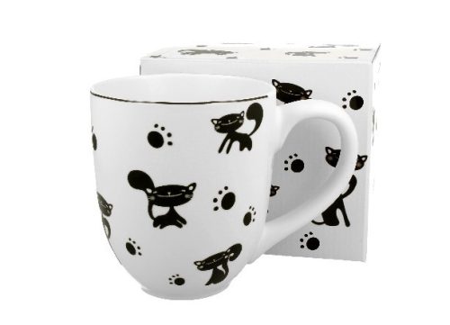 BÖGRE PORCELÁN 1 LITER BLACK CATS