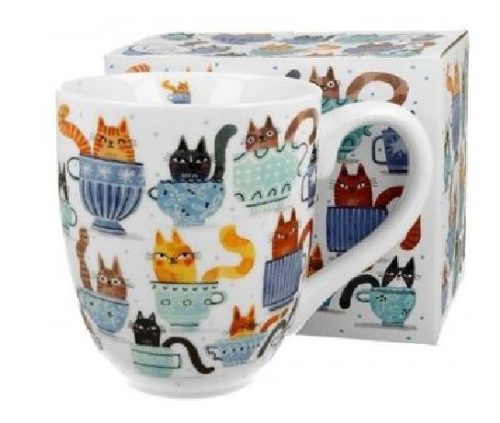 BÖGRE PORCELÁN 1L "TEACUP CATS"