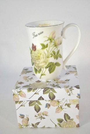 BÖGRE PORCELÁN TEARÓZSA 400ML ÁTM:8,5CM M:12CM