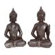 BUDDHA ÜLŐ BARNA H31CM