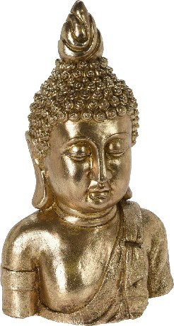 BUDDHAFEJ MGO 53CM ARANY