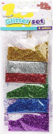 GLITTER SZETT 6F.SZÍN