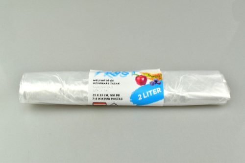 MÉLYHŰTŐ ÉS UZSONNÁSTASAK  2L 25X35CM 100DB/ROLL VASTAGSÁG: 7-8MIKRON