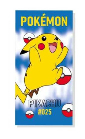 TÖRÖLKÖZŐ 100% PAMUT 70X140CM POKEMON