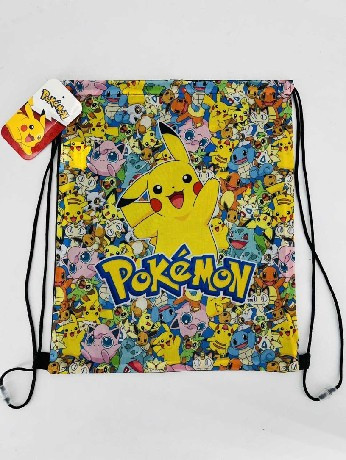 TORNAZSÁK 100% POLIÉSZTER 40X34CM POKEMON