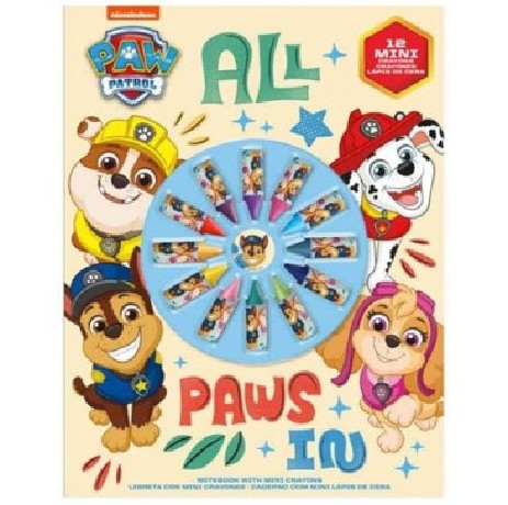 SZÍNEZŐ KÉSZLET 12DB-OS MINI, PAW PATROL