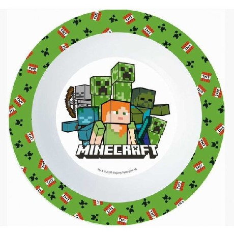 MÉLYTÁNYÉR MŰA. 22CM MINECRAFT