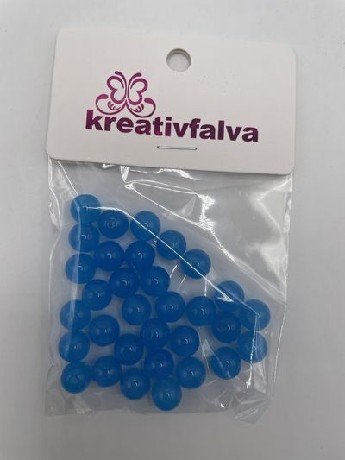 GYÖNGY MŰANYAG 10MM KIRÁLYKÉK 18G (+-5%)