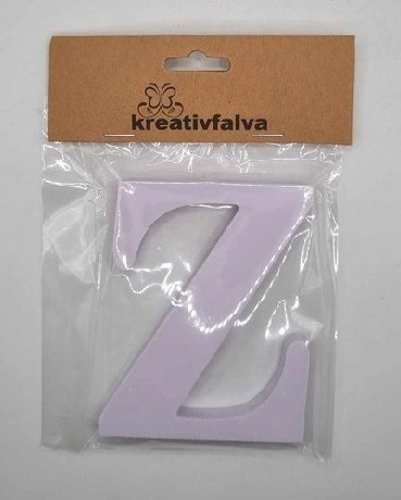 FA BETŰ FEHÉR 10CM, "Z"