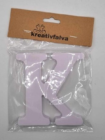 FA BETŰ FEHÉR 10CM, "K"