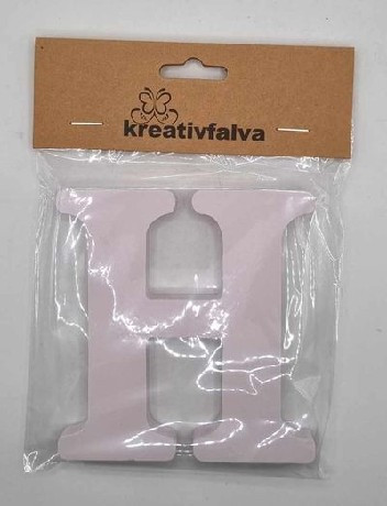 FA BETŰ FEHÉR 10CM, "H"