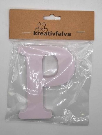 FA BETŰ FEHÉR 10CM, "P"