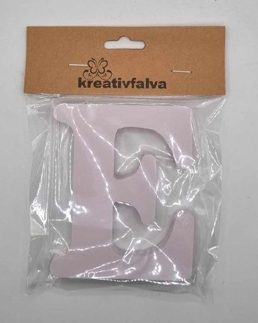 FA BETŰ FEHÉR 10CM, "E"