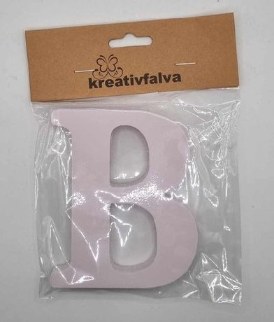 FA BETŰ FEHÉR 10CM, "B"