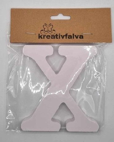 FA BETŰ FEHÉR 10CM, "X"