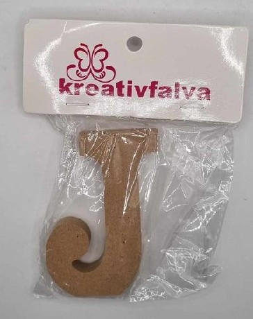 FA BETŰ NATÚR 10CM, "J"