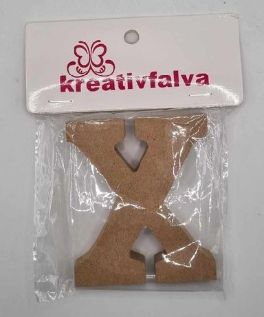 FA BETŰ NATÚR 10CM, "X"