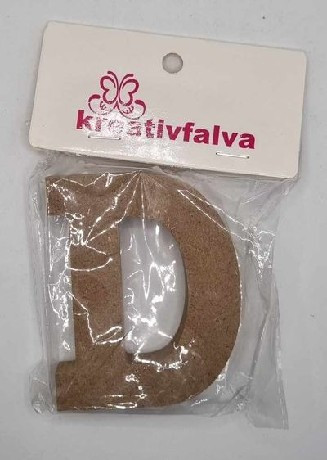 FA BETŰ NATÚR 10CM, "D"