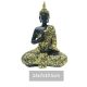 BUDDHA SZOBOR POLIREZIN 14X7X19,5CM