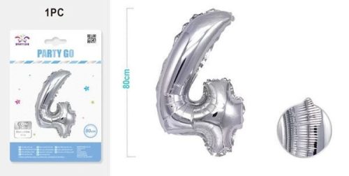 LUFI SZÁMOS "4" M:80CM SZIVÁRVÁNY