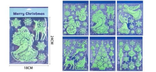 MATRICA ZSELÉS FLUORESZKÁLÓ KARÁCSONYI 18X24CM 6F.