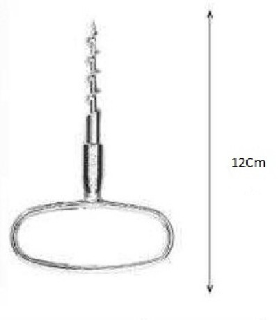 DUGÓHÚZÓ FÉM 12CM