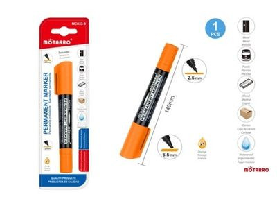 FILCTOLL NARANCSSÁRGA KÉTVÉGŰ 2,5MM ÉS 6,5MM, 14CM