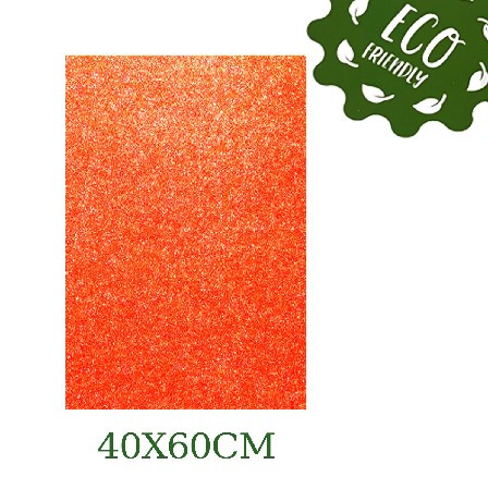 DEKORGUMI CSILLÁMOS NARANCSSÁRGA 10DB/CSOM 40X60CMX2MM