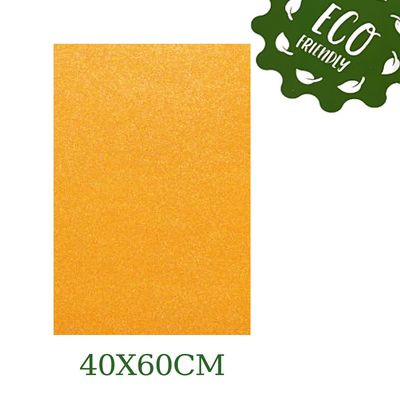 DEKORGUMI CSILLÁMOS MANDARIN 10DB/CSOM 40X60CMX2MM