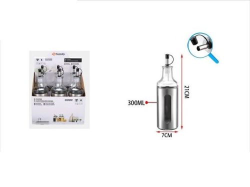 OLAJ ÉS ECET KIÖNTŐ ÜVEG 21X7CM 300ML