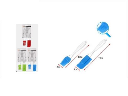 SPATULA+ECSET SZILIKON  3X17CM/4X19CM 3F. SZÍN