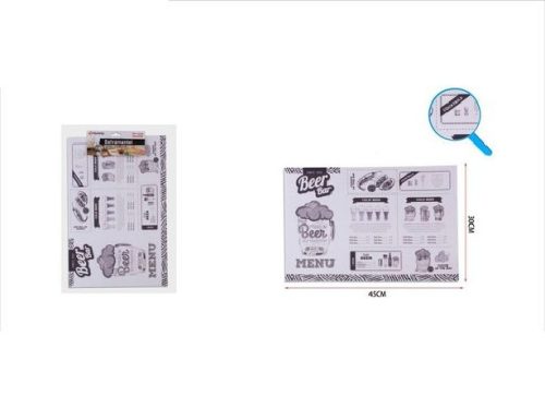 TÁNYÉRALÁTÉT 30X45CM " SÖR LAP "