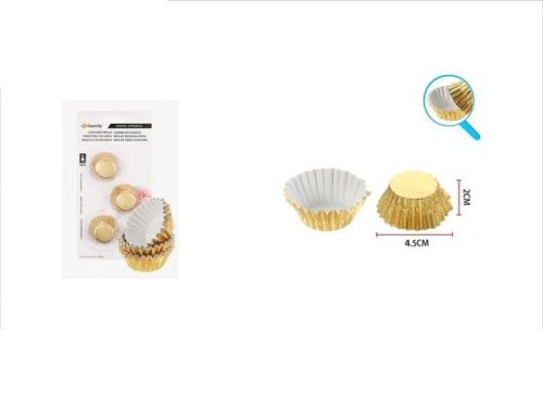 MUFFIN FORMA PAPÍR ARANY 6CM 60DB/CSOM