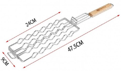 GRILLSÜTŐ RÁCS 24X9X47,5CM