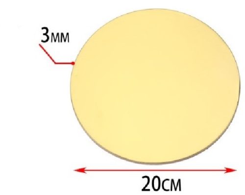 TORTAALÁTÉT KEREK 20CM D:3MM