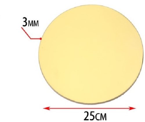 TORTAALÁTÉT KEREK 25CM D:3MM