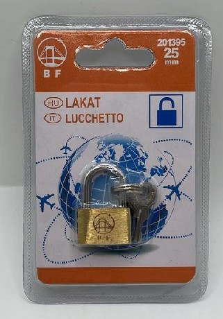 LAKAT KULCCSAL 25MM