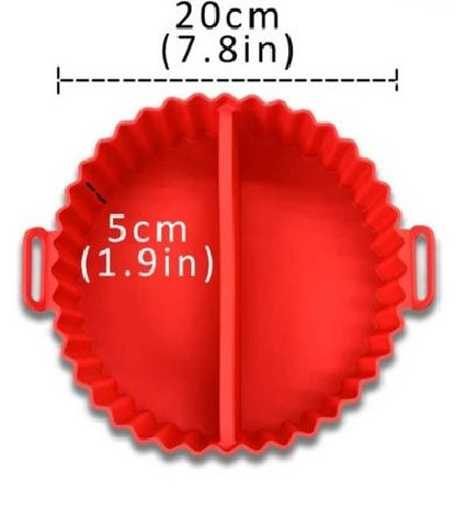 SÜTŐFORMA SZILIKON OSZTOTT 20CM