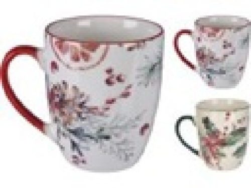 BÖGRE PORCELÁN 350ML KARÁCSONYI MINTA 2F.